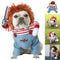 Halloween Pet Costume Pet Dog Funny Clothes Adjustable Dog Cosplay Costume Scary Costume Party Gatherings